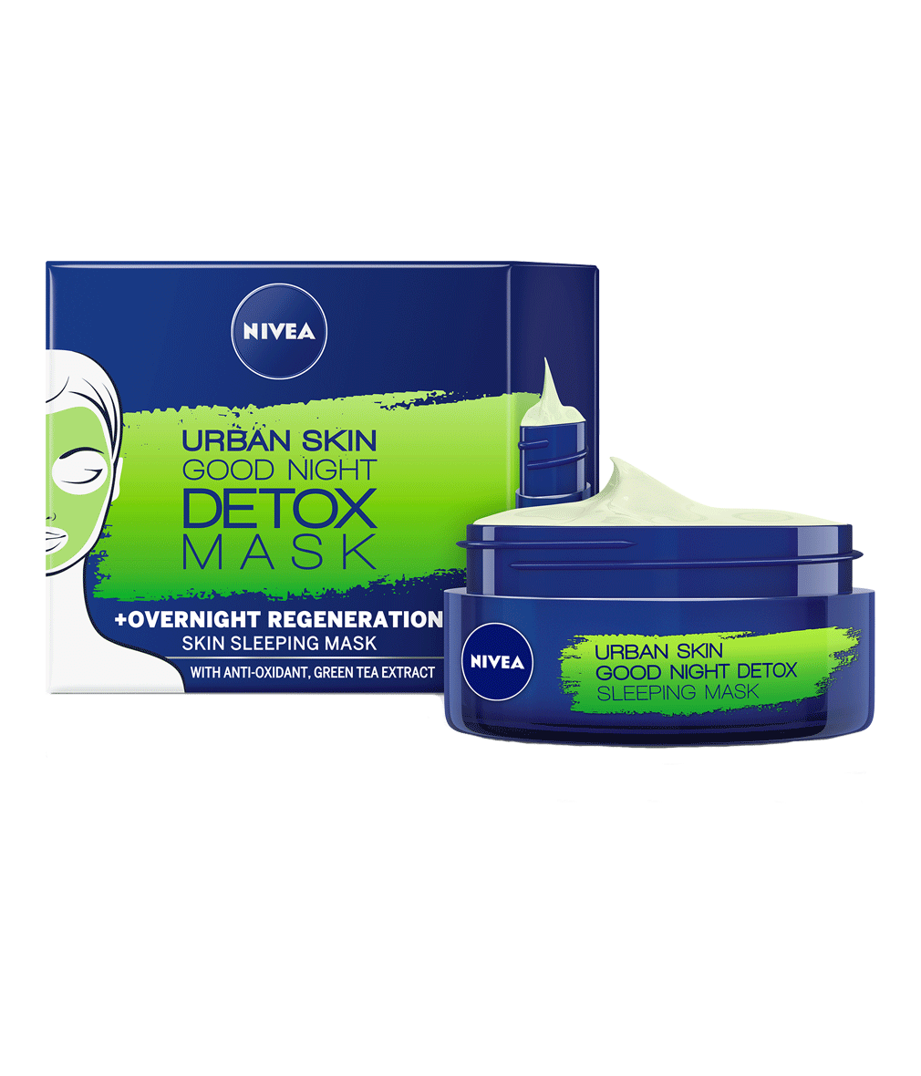 Крем маска на ночь. Маска нивея детокс. Nivea Urban Skin Detox Mask. Urban Skin Detox. Нивея ночная маска.